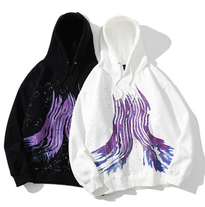 Graffiti Letter Print Hoodie