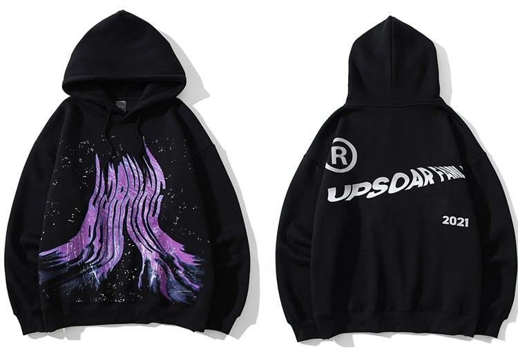 Graffiti Letter Print Hoodie