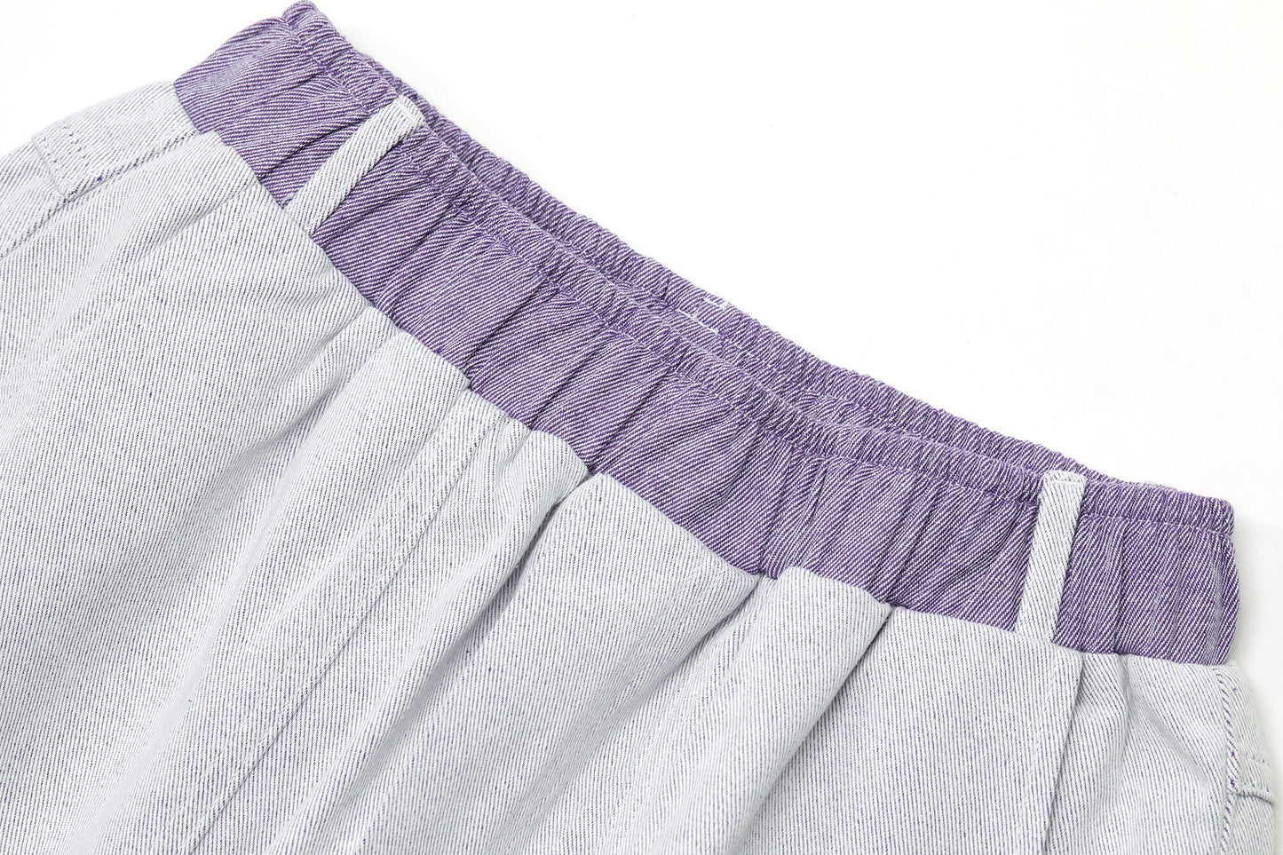 Solid High Waist Washed Casual Harem Jeans Women,Spring Pure Purple