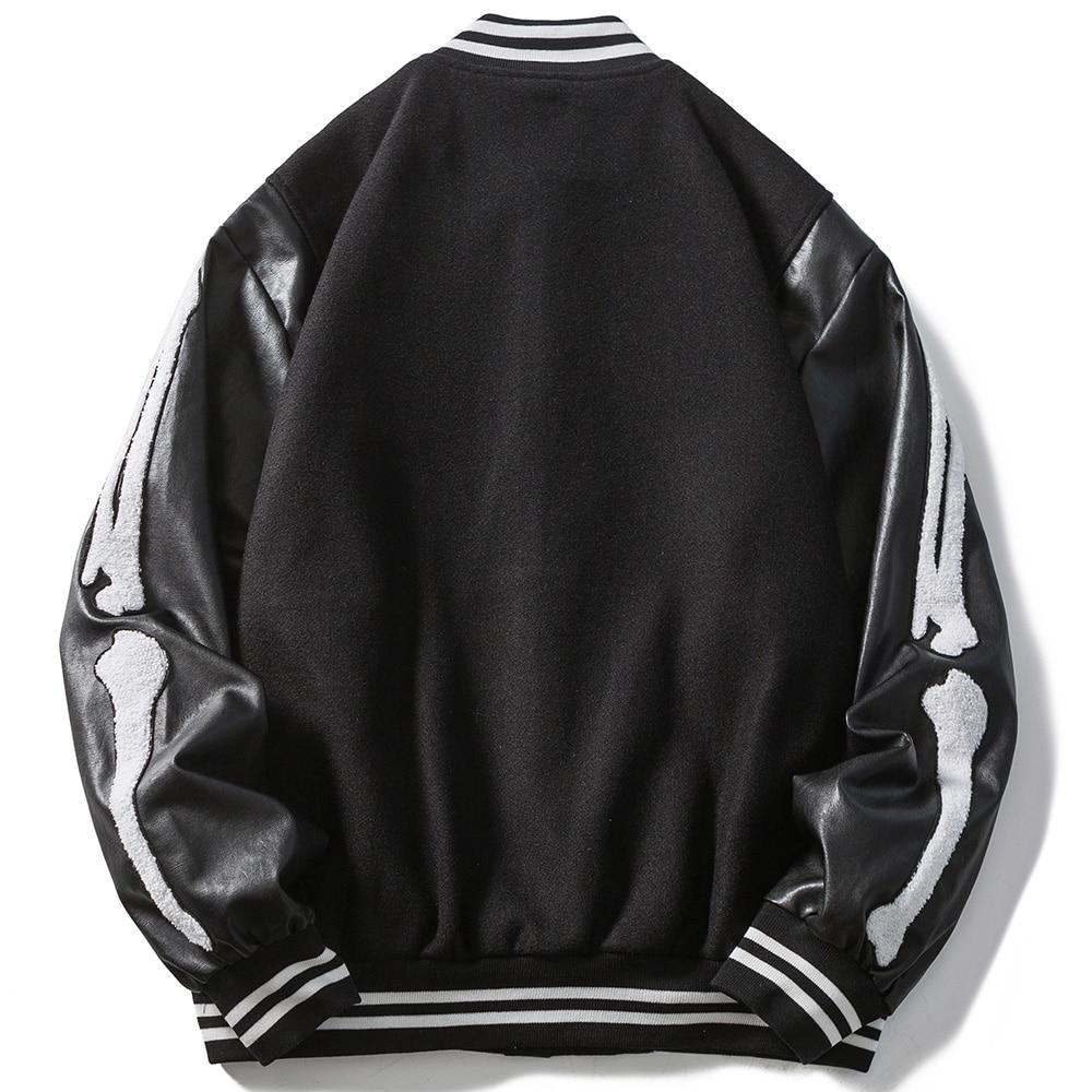 Patchwork Baseball Varsity Jacket
