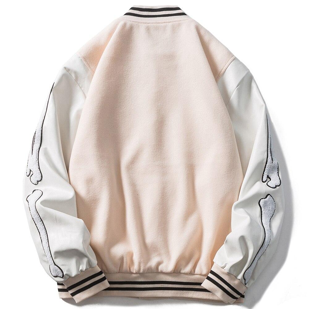 Patchwork Baseball Varsity Jacket