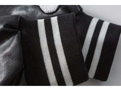 Patchwork Baseball Varsity Jacket