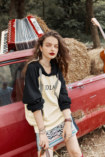 Harajuku Letter Print Sweatshirt
