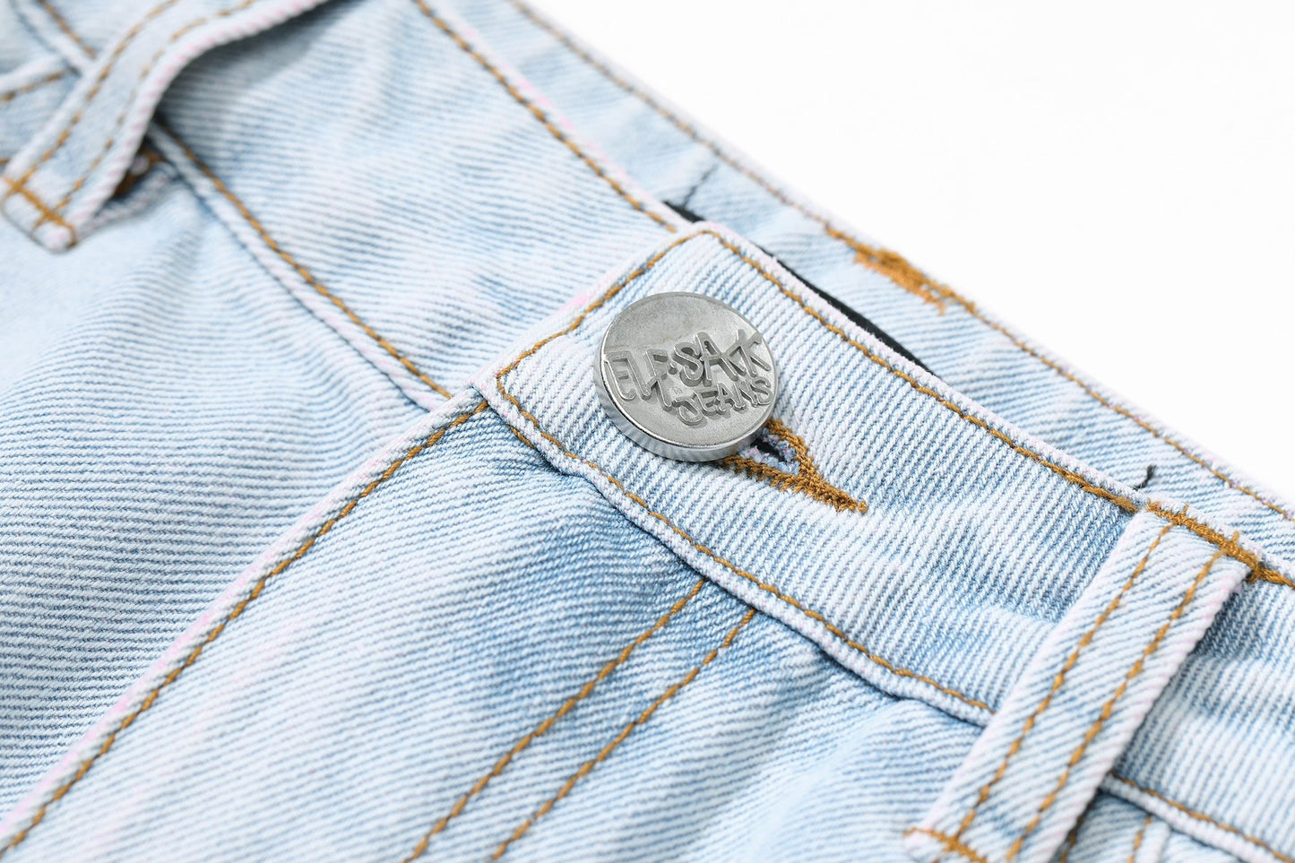 Solid High Waist Washed Casual Denim Jeans Women,Summer Pure Ripped