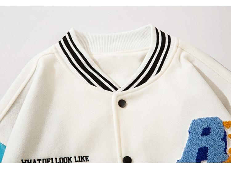 Furry Patchwork Oversized Bomber