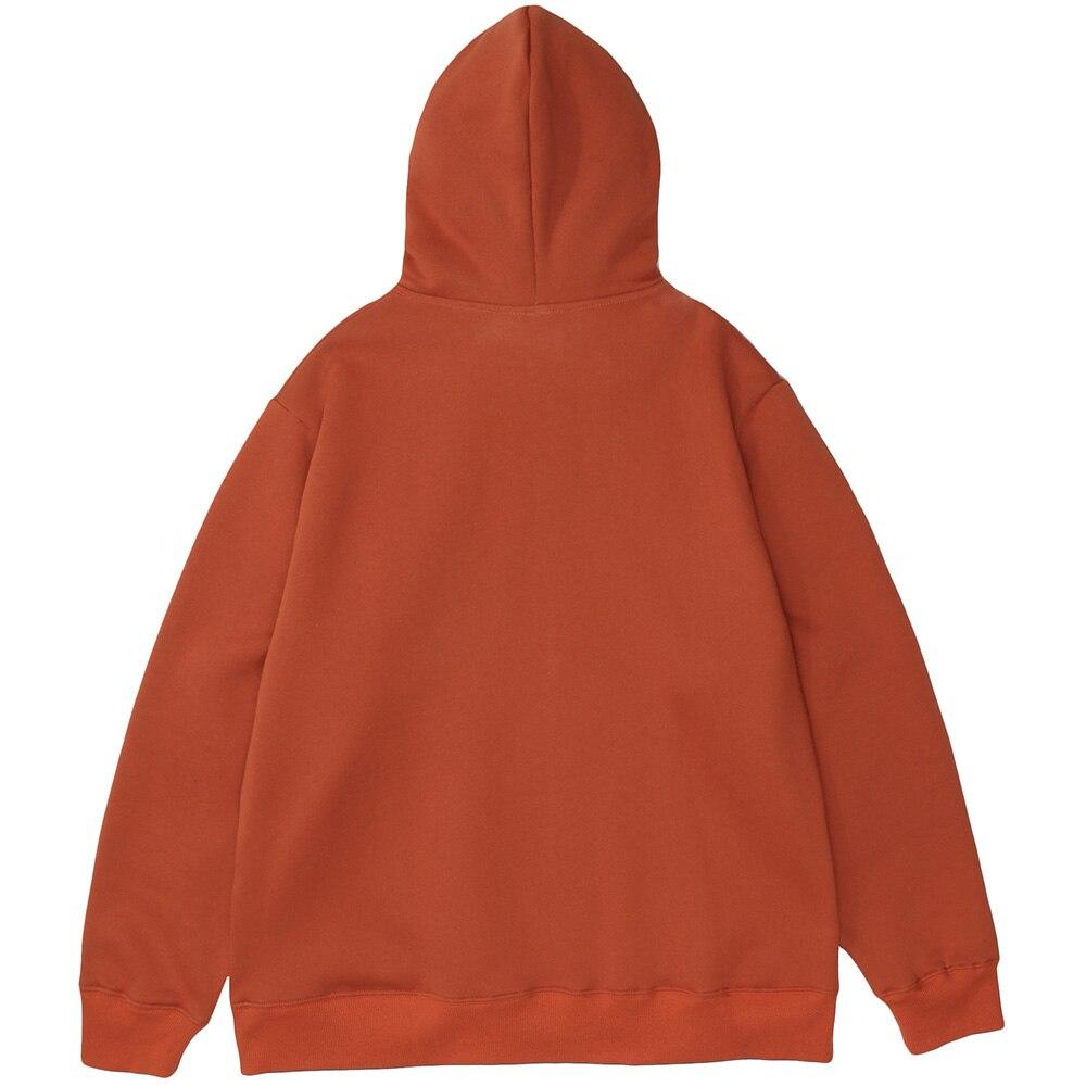 Hoodie Men Mutated Japanese Anime Boy Print Pullover Couple Plus