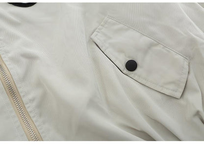 Punk Letter Patch Bomber Jacket