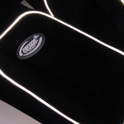 Jacket Men Reflective Strip Patchwork Letter Embroidery Zipper Coat