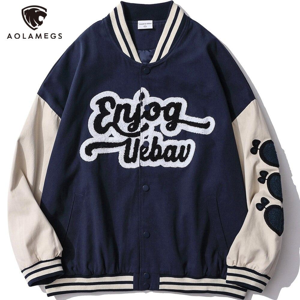 College Style Baseball Jacket