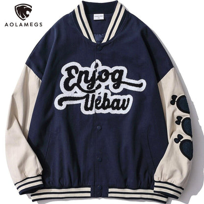 College Style Baseball Jacket