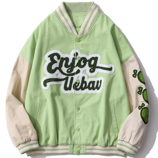 College Style Baseball Jacket