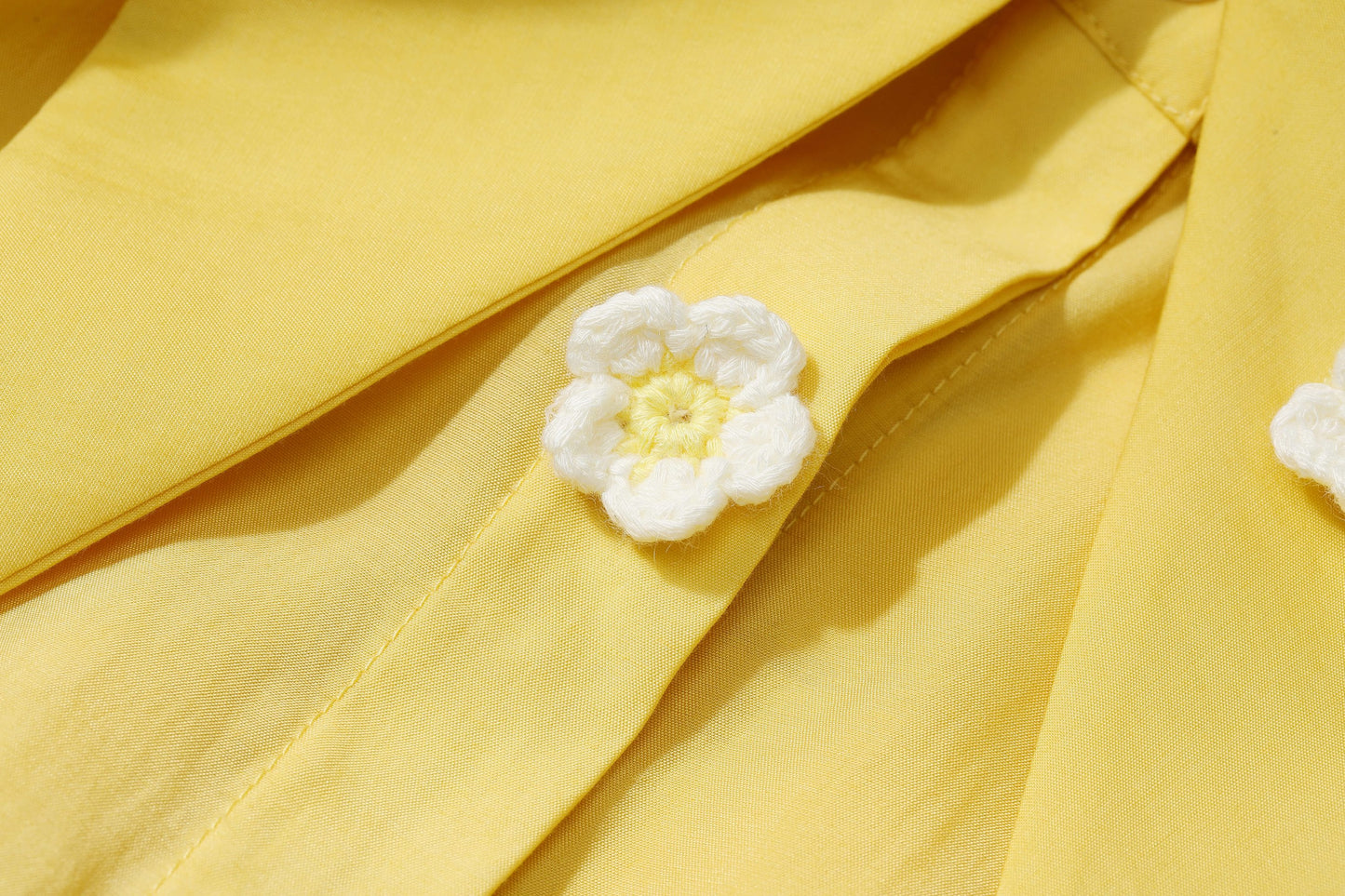 Solid Pure Chic Floral Single Breasted Casual Shirt Women,Autumn