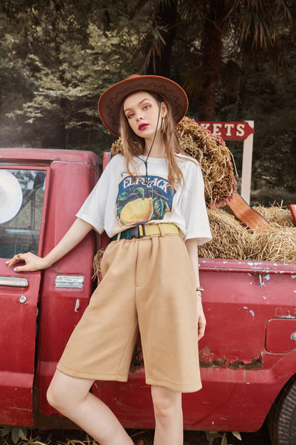 Harajuku Graphic Print T-Shirt