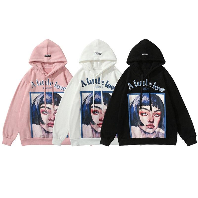 Girl Letter Printed Hoodie