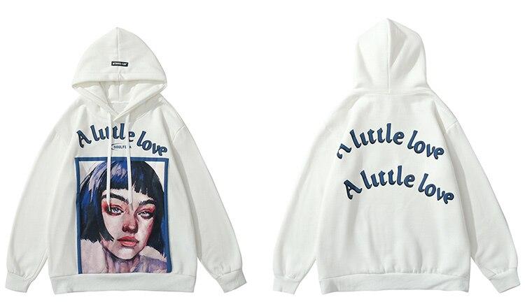 Girl Letter Printed Hoodie