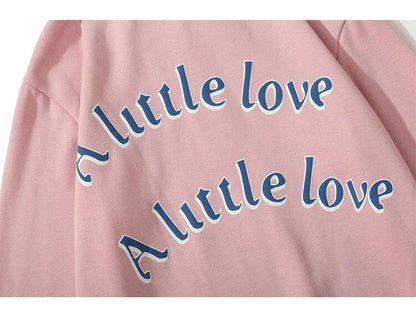 Girl Letter Printed Hoodie