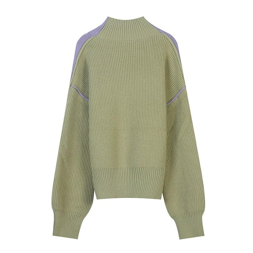 Cold Winter Women Knitted Turtleneck Thicken Sweaters Casual Basic
