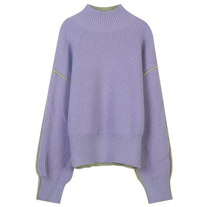 Cold Winter Women Knitted Turtleneck Thicken Sweaters Casual Basic
