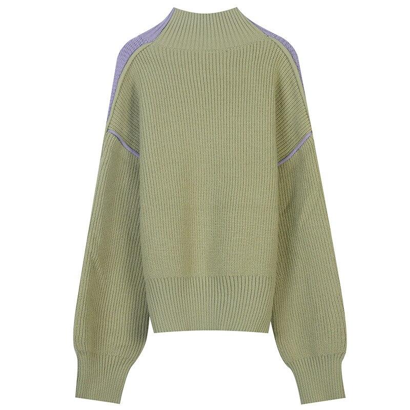 Cold Winter Women Knitted Turtleneck Thicken Sweaters Casual Basic