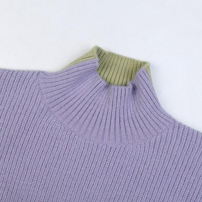 Cold Winter Women Knitted Turtleneck Thicken Sweaters Casual Basic