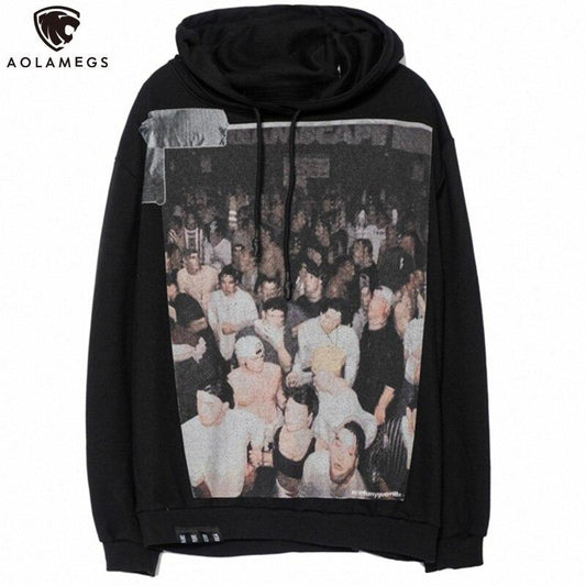 Hoodie Men Hip Hop Boys Hooded Tops Harajuku Hipster High Street