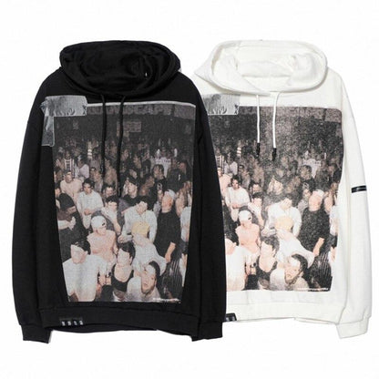 Hoodie Men Hip Hop Boys Hooded Tops Harajuku Hipster High Street