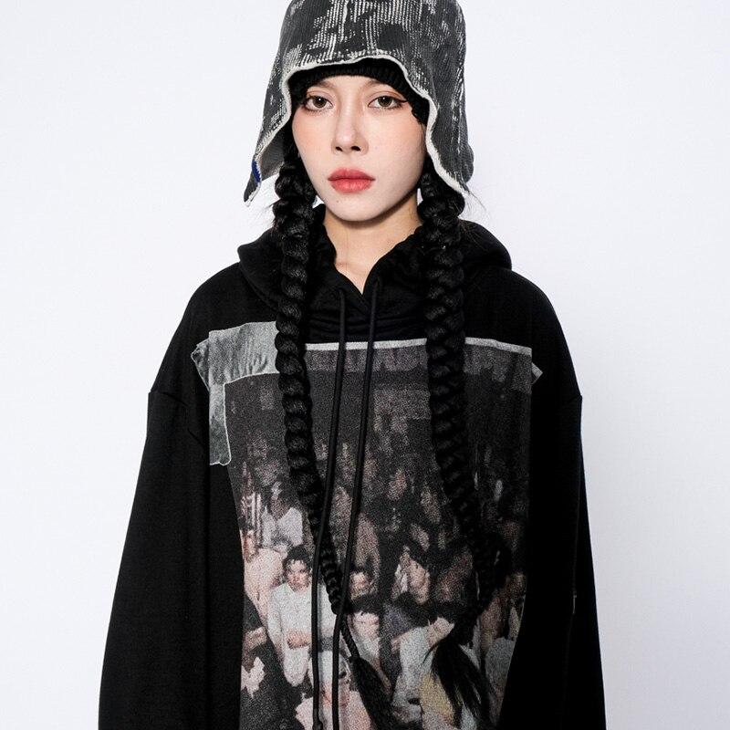 Hoodie Men Hip Hop Boys Hooded Tops Harajuku Hipster High Street