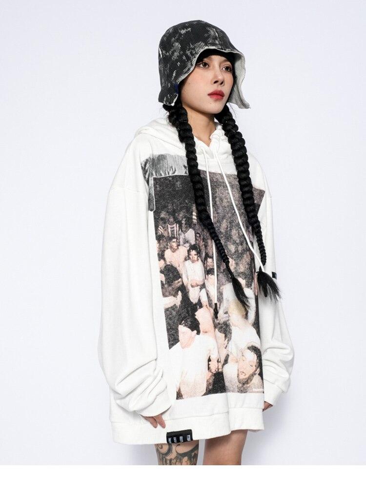 Hoodie Men Hip Hop Boys Hooded Tops Harajuku Hipster High Street