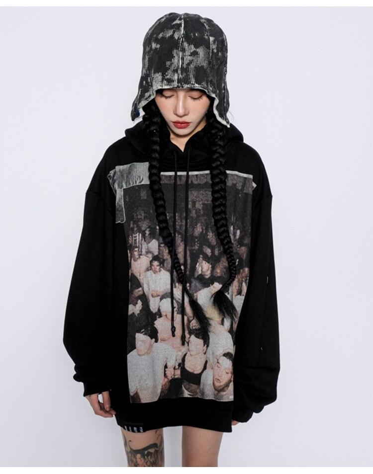Hoodie Men Hip Hop Boys Hooded Tops Harajuku Hipster High Street