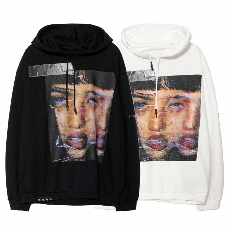 Hoodie Men Rock Gothic Girl Punk Letter Hooded Tops Hip Hop Harajuku