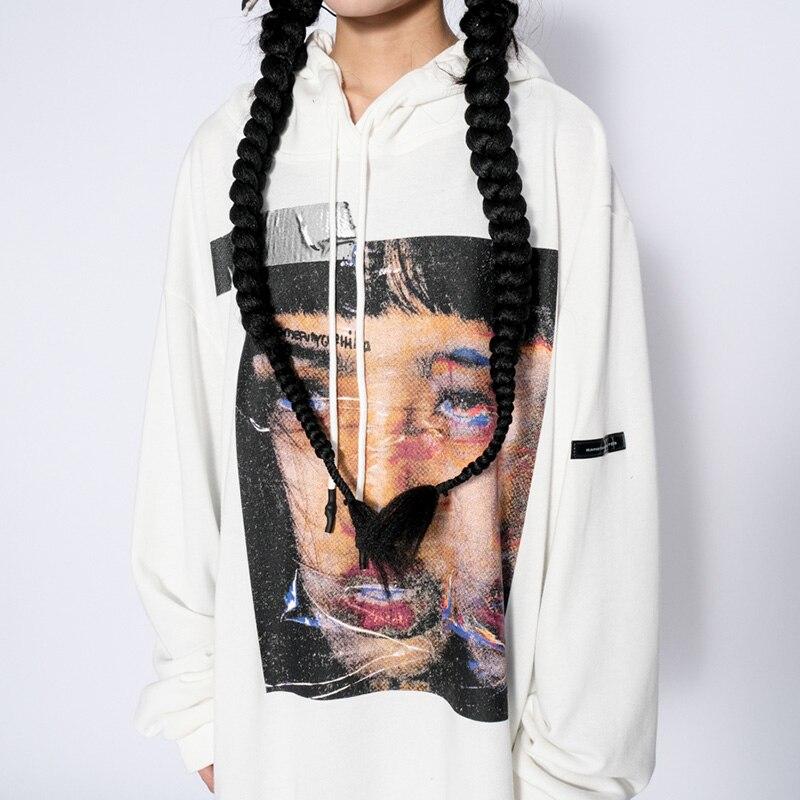 Hoodie Men Rock Gothic Girl Punk Letter Hooded Tops Hip Hop Harajuku