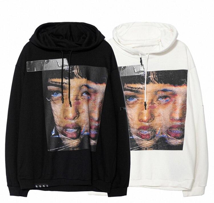 Hoodie Men Rock Gothic Girl Punk Letter Hooded Tops Hip Hop Harajuku