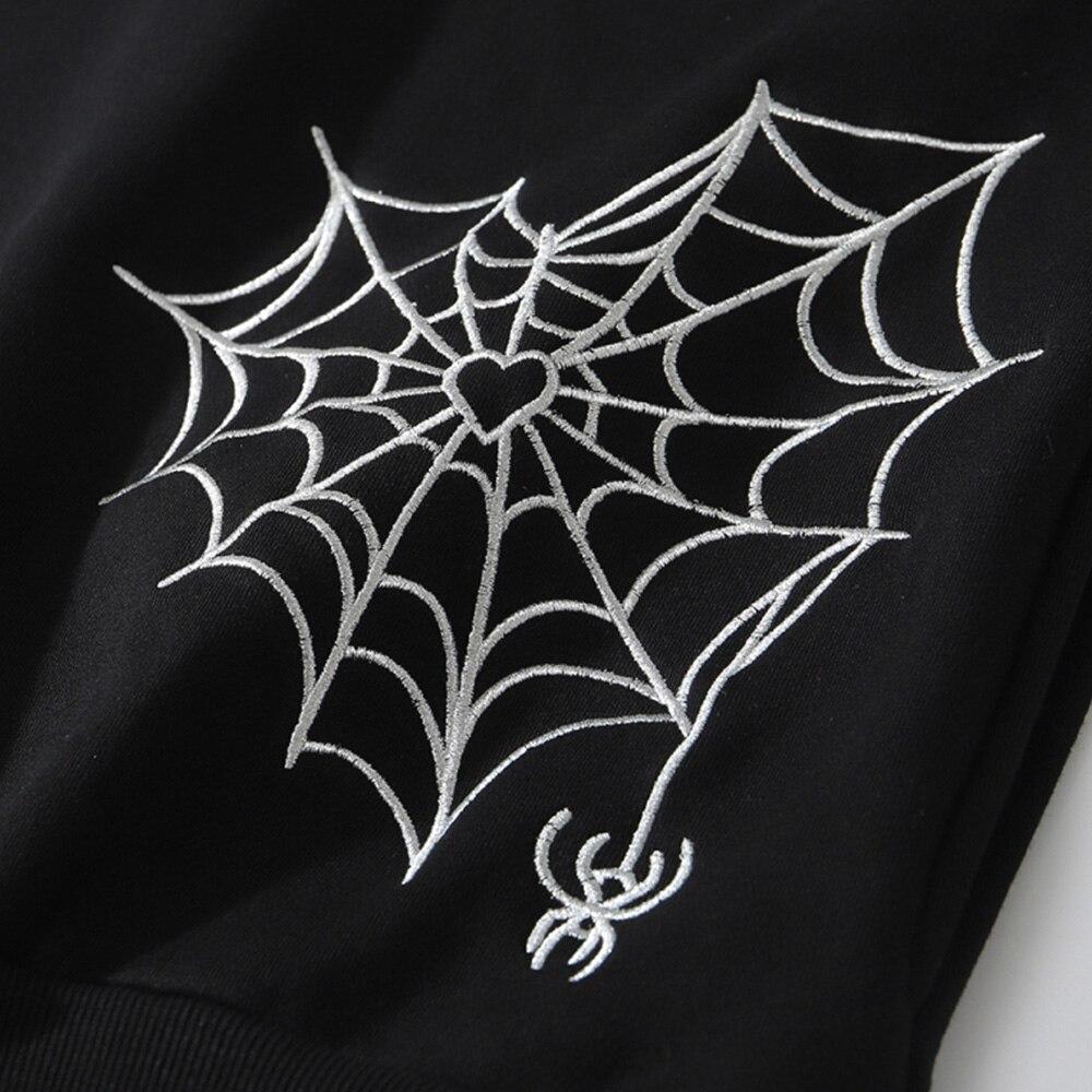 Hoodie Men Harajuku Letter Inkjet Heart-shaped Net Print Pullovers