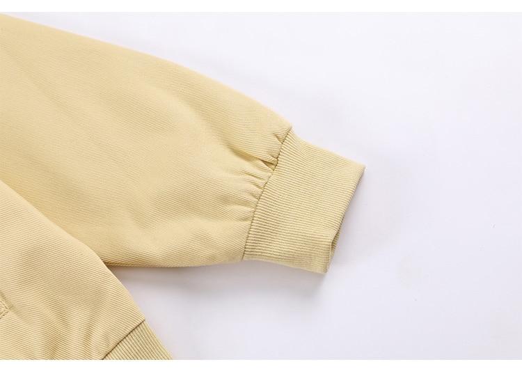 Jackets Men Cartoon Bear Graffiti Letter Print Turn-down Collar Coats