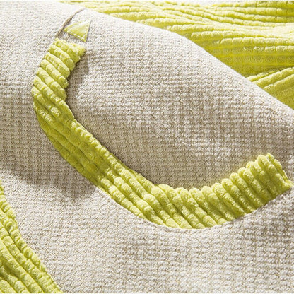 Unisex Track Jacket Color Block Drawstring Loose Cozy
